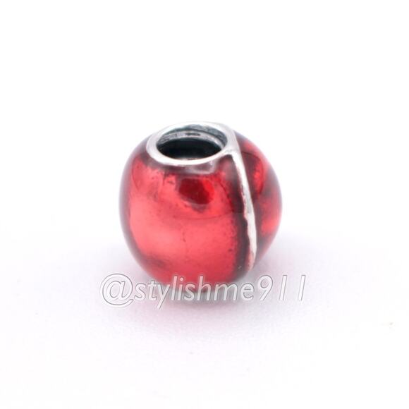 Authentic PANDORA Jolly Round Santa Charm - 791405ENMX - Picture 11 of 13